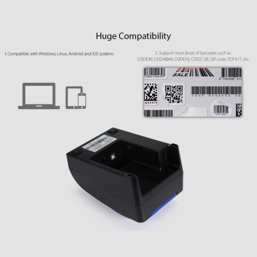 Atpos H58 58mm USB Thermal Receipt Printer - Image 5