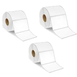 (3X2 Inch) 75X50mm Direct Thermal Barcode Sticker Label Paper  Self-adhesive | 3 PACK - 1500 Labels