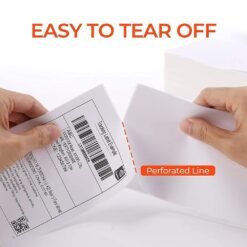 Ear to tear pre cut label
