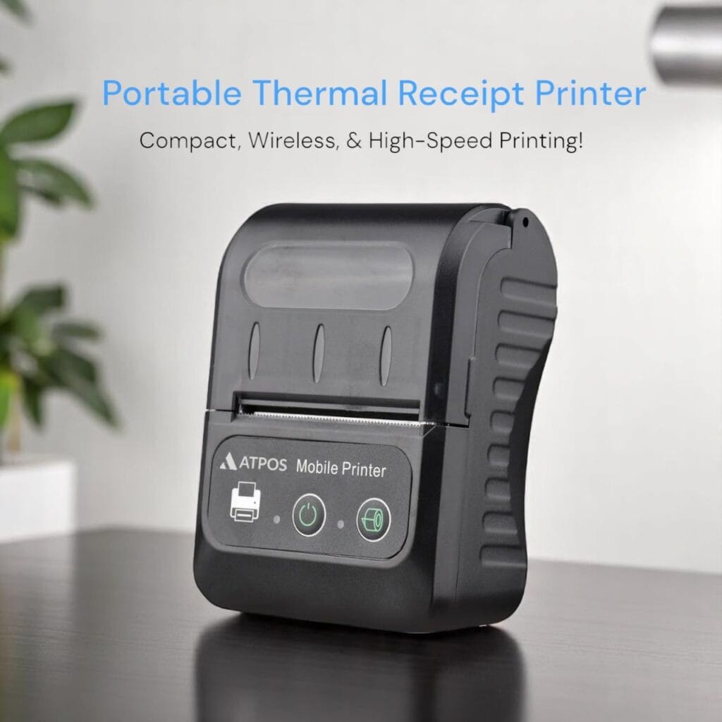 Atpos HL450 58mm Portable Thermal Receipt Printer | Bluetooth ...