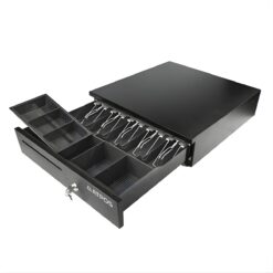 ATPOS 405CB cash drawer with 5 note and 5 coin compartments compatible with Indian currency
