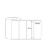 65x25mm 2.5x1 inch Label roll Barcode