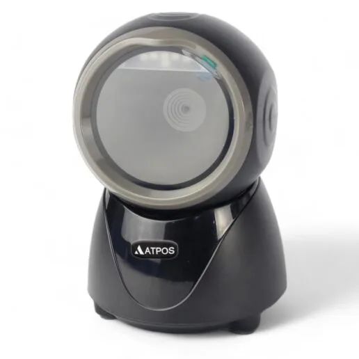 Atpos AT-9400D 2D 1D Desktop Barcode QR Scanner Hands-Free Auto | USB Wired