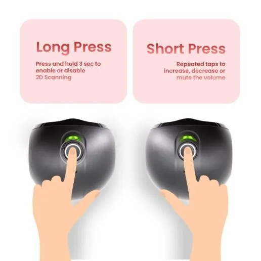 Atpos AT-9400D 2D 1D Desktop Barcode QR Scanner Hands-Free Auto | USB Wired - Image 4