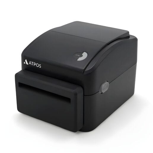 ATPOS AT-490B 4 Inch High-Speed Thermal Receipt / Label Printer with Auto Cutter, USB+LAN+Bluetooth Interface