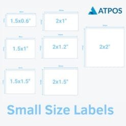 Alternative view of Direct Thermal Barcode Label Sticker Printer Roll | 1 UP DT
