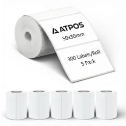 50x30mm thermal label rolls for portable label printers